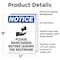 Signmission Safety Culture Sign, 12 in Width, Vinyl Decal, Rectangle OS-2PACK-NS-D-1218-V-17646 - alternate 4